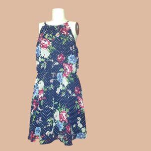 Iz Byer XLarge Mini Sun Dress Women Floral Sleeveless